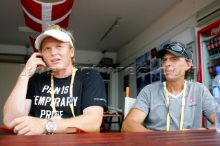 Qingdao, China, 20080807: 2008 OLYMPICS - press meeting with the number one ranked Dane, Jonas Hoegh-Christensen, who claims he can win the Gold Medal. His way to do it is a new and stiffer mast.  (No sale to Denmark)