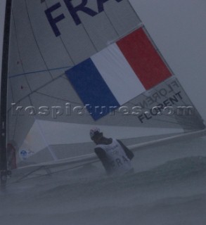 Qingdao (China) - 2008/08/17.  Olympic Games Finn - France - Guillaume Florent (Bronze medal)