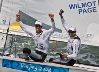 Qingdao (China) - 2008/08/18  Olympic Games 470 Men - Australia - Nathan Wilmot and Malcolm Page (Gold Medal)