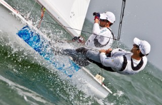 Qingdao (China) - 2008/08/18  Olympic Games 470 Men - Australia - Nathan Wilmot and Malcolm Page (Gold Medal)