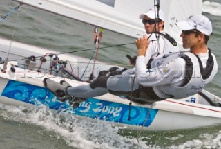 Qingdao (China) - 2008/08/18  Olympic Games 470 Men - Australia - Nathan Wilmot and Malcolm Page (Gold Medal)