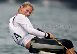 Qingdao (China) - 2008/08/19  Olympic Games Laser Radial - France - Sarah Steyaert