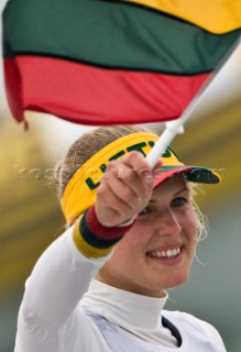 Qingdao (China) - 2008/08/19  Olympic Games SILVER MEDAL Laser Radial - Lithuania - Gintare Volungeviciute