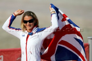 Qingdao, China, 2008 OLYMPICS RS:X F Bryony Shaw (GBR) - Bronze medal  (no sale to Denmark)