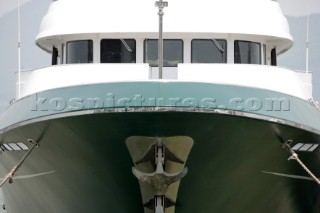 Yacht builders and skilled workers boatbuilding at the Cheoy Lee shipyard and boatbuilders in China