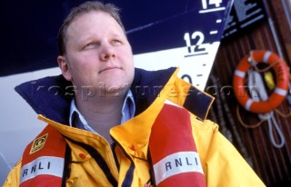 Yacht designer and naval architect Bjorn Johanssen who is part of the bembridge Lifeboat RNLI