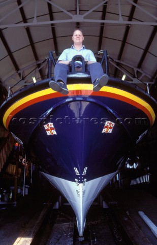 Yacht designer and naval architect Bjorn Johanssen who is part of the bembridge Lifeboat RNLI