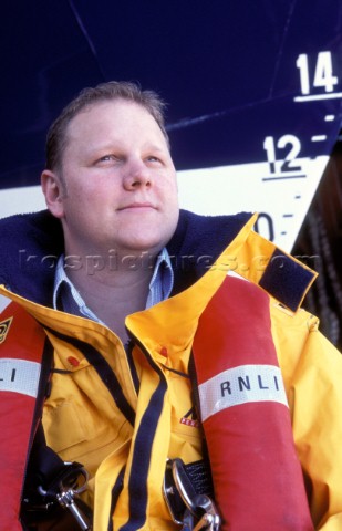 Yacht designer and naval architect Bjorn Johanssen who is part of the bembridge Lifeboat RNLI