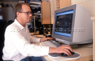 Yacht designer and naval architect Bjorn Johanssen who is part of the bembridge Lifeboat RNLI