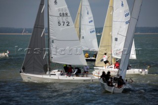 Skandia Cowes Week 2008 - J80 One Design fleet racing