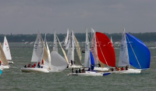 Skandia Cowes Week 2008 - J80 One Design fleet racing