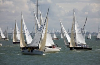 Skandia Cowes Week 2008 - J80 One Design fleet racing