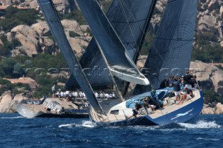 The Maxi Yacht Rolex Cup 2008, one of the main events on the yachting calendar, in Porto Cervo Sardinia