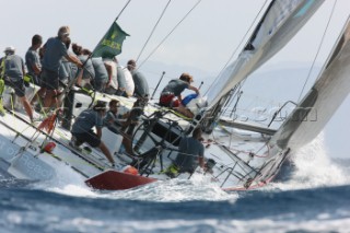 The Maxi Yacht Rolex Cup 2008, one of the main events on the yachting calendar, in Porto Cervo Sardinia