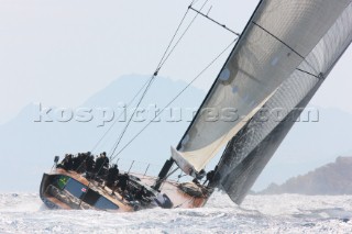 The Maxi Yacht Rolex Cup 2008, one of the main events on the yachting calendar, in Porto Cervo Sardinia