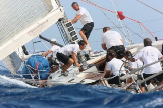 The Maxi Yacht Rolex Cup 2008, one of the main events on the yachting calendar, in Porto Cervo Sardinia