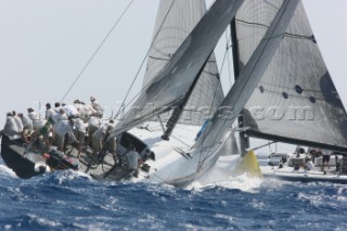 The Maxi Yacht Rolex Cup 2008, one of the main events on the yachting calendar, in Porto Cervo Sardinia