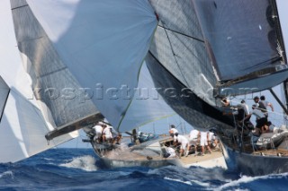 The Maxi Yacht Rolex Cup 2008, one of the main events on the yachting calendar, in Porto Cervo Sardinia