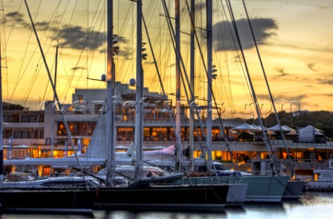 Porto Cervo 080609  Loro Piana Superyacht Regatta 2009  Dockside