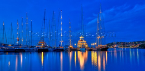 Porto Cervo 080609 Loro Piana Superyacht Regatta 2009 Dockside