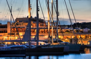 Porto Cervo, 08/06/09.  Loro Piana Superyacht Regatta 2009 . Dockside.