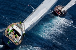 Porto Cervo, 11/06/09.  Loro Piana Superyacht Regatta 2009 . boat: SCORPIONE DEI MARI owner: KIM SCHINDELHAUER type: JONGERT.