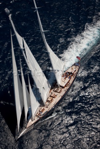 Porto Cervo 110609  Loro Piana Superyacht Regatta 2009  boat METEOR owner type SCHOONER