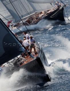 Porto Cervo, 11/06/09.  Loro Piana Superyacht Regatta 2009 . boat: HAMILTON II type: CNB.