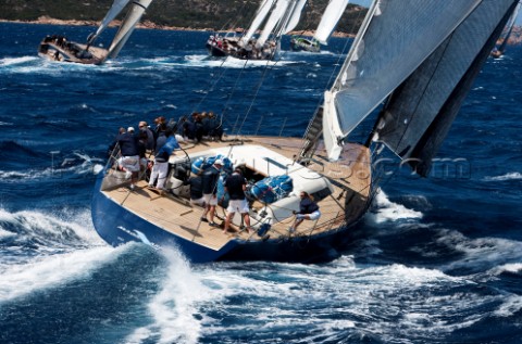 Porto Cervo 110609  Loro Piana Superyacht Regatta 2009  boat MAGIC CARPET 2 owner LINDSAY OWEN JONES