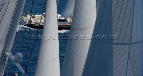 Porto Cervo 110609  Loro Piana Superyacht Regatta 2009  boat SCORPIONE DEI MARI owner KIM SCHINDELHA