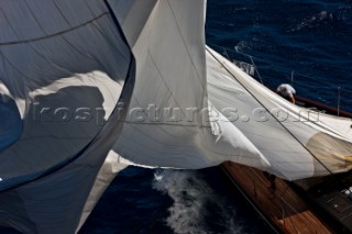 Porto Cervo, 11/06/09.  Loro Piana Superyacht Regatta 2009 . boat: MOONBIRD type: DUBOIS.