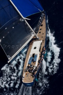 Porto Cervo, 11/06/09.  Loro Piana Superyacht Regatta 2009 . boat: MAGIC CARPET 2 owner: LINDSAY OWEN JONES type: WALLY.