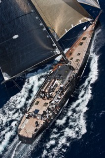 Porto Cervo, 11/06/09.  Loro Piana Superyacht Regatta 2009 . boat: Y3K owner: CLAUS-PETER OFFEN type: WALLY 100.