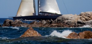 Porto Cervo, 11/06/09.  Loro Piana Superyacht Regatta 2009 . boat: Y3K owner: CLAUS-PETER OFFEN type: WALLY 100.