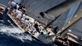 Porto Cervo, 11/06/09.  Loro Piana Superyacht Regatta 2009 . boat: MY SONG owner: PIERLUIGI LORO PIANA type: R/P 85. and. boat: METEOR