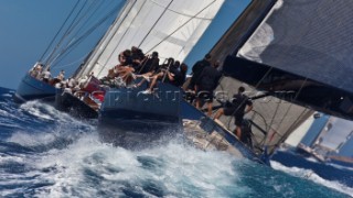 Porto Cervo, 11/06/09.  Loro Piana Superyacht Regatta 2009 . boat: OPEN SEASON owner: THOMAS BSCHER type: WALLY. and. boat: METEOR