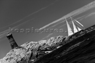 Porto Cervo, 11/06/09.  Loro Piana Superyacht Regatta 2009 . boat: METEOR