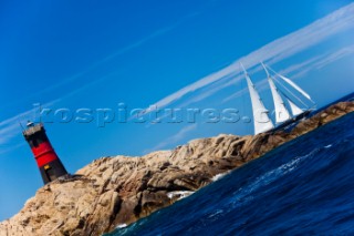 Porto Cervo, 11/06/09.  Loro Piana Superyacht Regatta 2009 . boat: METEOR