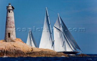 Porto Cervo, 11/06/09.  Loro Piana Superyacht Regatta 2009 . boat: METEOR