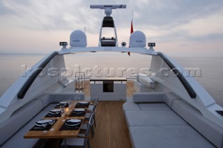 Onboard the superyacht Peri Quantum 29 cruising in Turkey