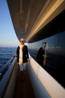 Onboard the superyacht Peri Quantum 29 cruising in Turkey