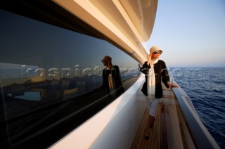 Onboard the superyacht Peri Quantum 29 cruising in Turkey