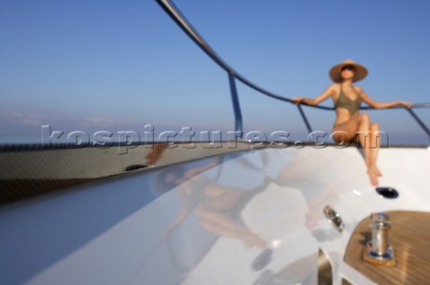 Onboard the superyacht Peri Quantum 29 cruising in Turkey