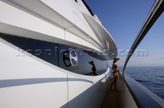 Onboard the superyacht Peri Quantum 29 cruising in Turkey