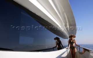 Onboard the superyacht Peri Quantum 29 cruising in Turkey