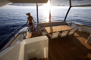 Onboard the superyacht Peri Quantum 29 cruising in Turkey