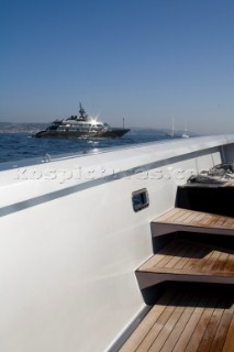 Les Voiles de St Tropez 2009 - onboard the Wally W130 helmed by Luca Bassani