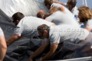 Les Voiles de St Tropez 2009 - onboard the Wally W130 helmed by Luca Bassani