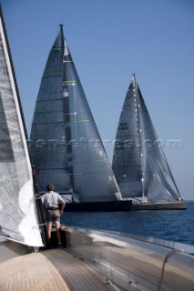 Les Voiles de St Tropez 2009 - onboard the Wally W130 helmed by Luca Bassani