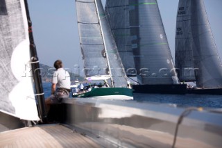 Les Voiles de St Tropez 2009 - onboard the Wally W130 helmed by Luca Bassani